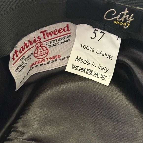 Harris Tweed Wool Hat - Picture 3 of 7